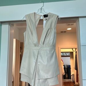 DO+BE Faux Leather Romper